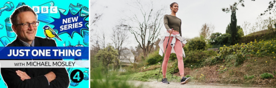 Nordic Walking with Michael Mosely BBC Just one Thing