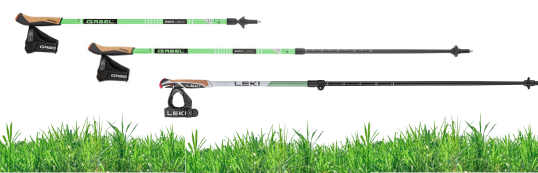 Nordic Walking 2 piece adjustable poles
