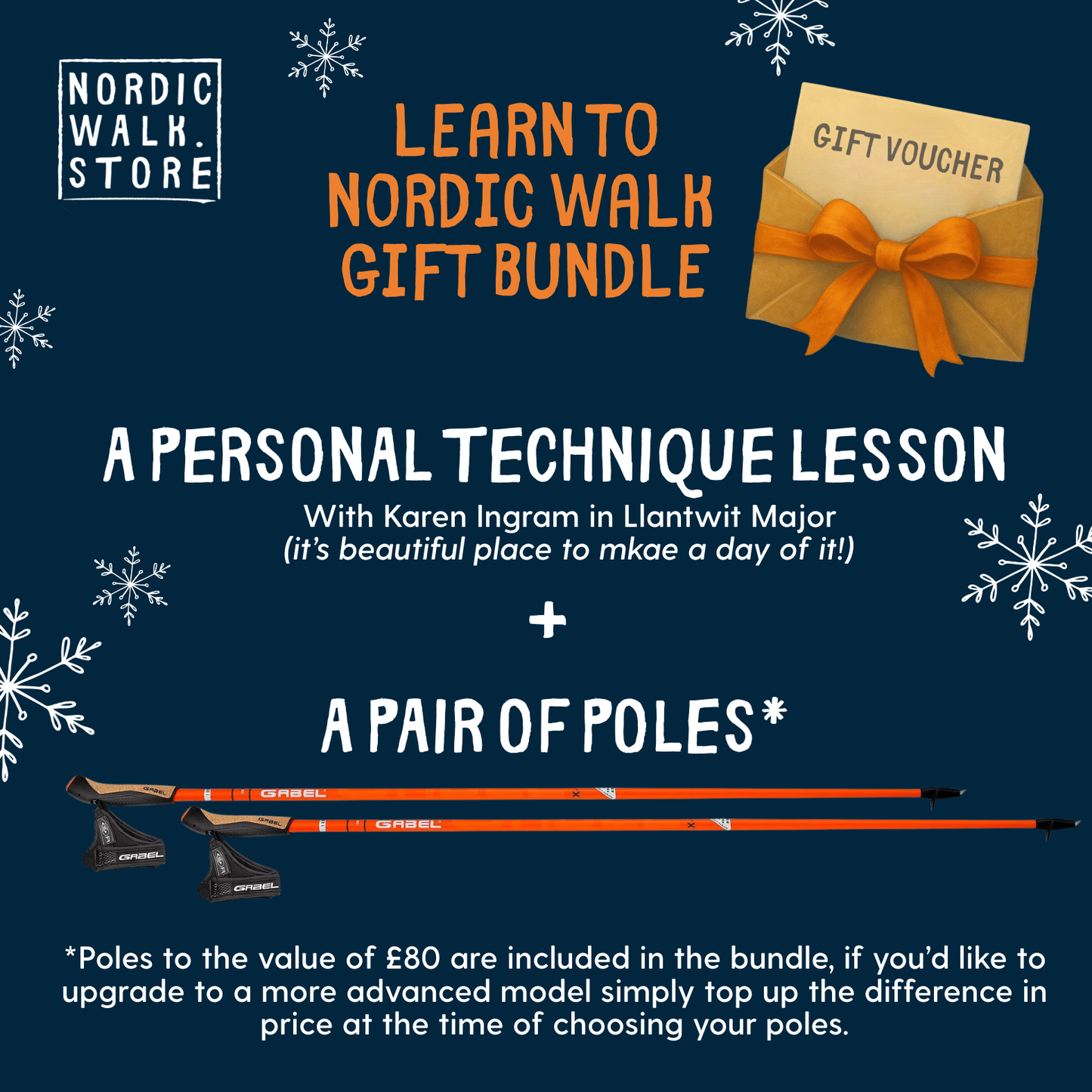 Learn to Nordic Walk Gift Bundle